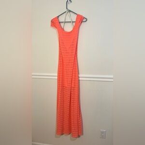 Lilly Pulitzer maxi dress neon